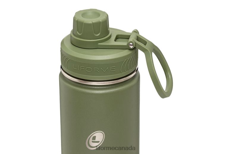 Liforme Water Bottle 520ml Olive Collection 6XP8P101