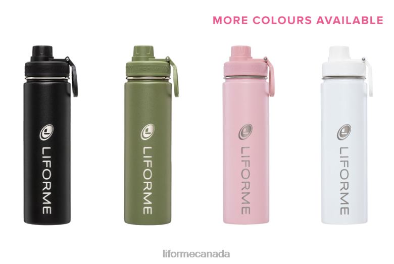 Liforme Water Bottle 710ml White Collection 6XP8P105