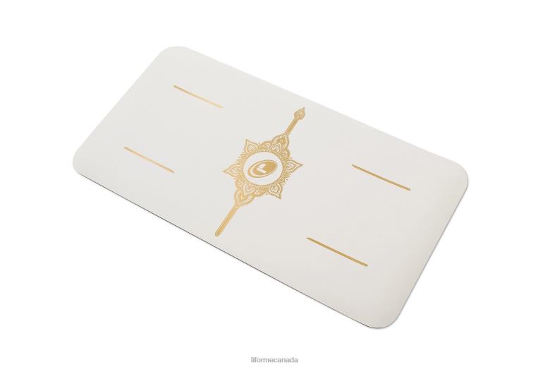 Liforme Magic' Yoga Pad White/Gold Collection 6XP8P88