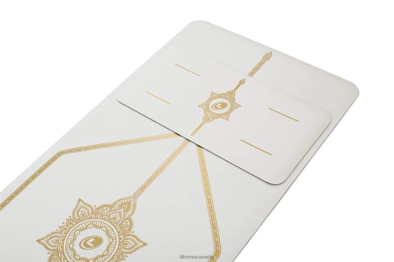 Liforme Magic' Yoga Pad White/Gold Collection 6XP8P88