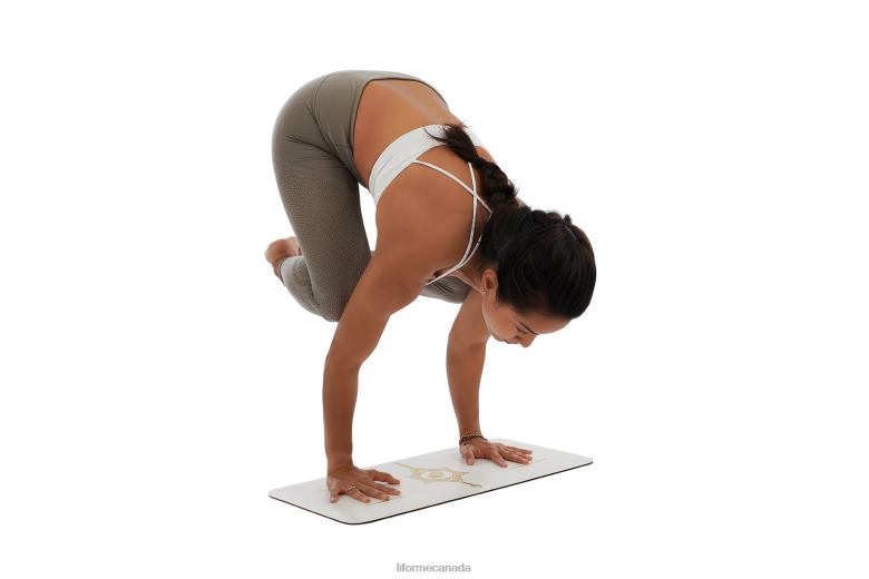 Liforme Magic' Yoga Pad White/Gold Collection 6XP8P88