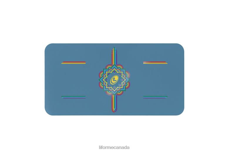 Liforme Yoga Pad Blue/Rainbow Collection 6XP8P90