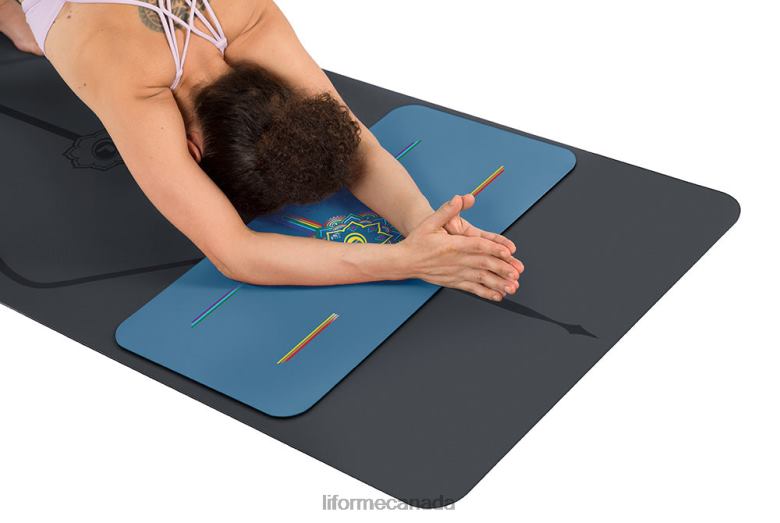Liforme Yoga Pad Blue/Rainbow Collection 6XP8P90