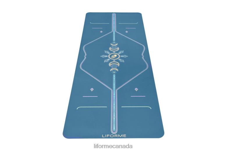 Liforme Cosmic Moon Yoga Mat Blue Yoga Mats 6XP8P8