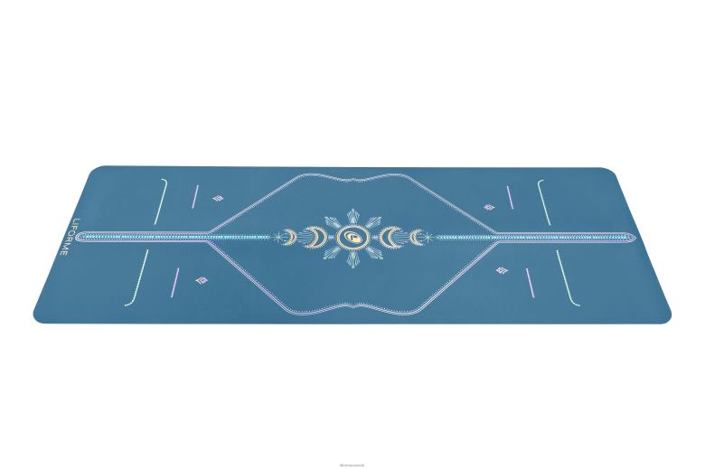 Liforme Cosmic Moon Yoga Mat Blue Yoga Mats 6XP8P8