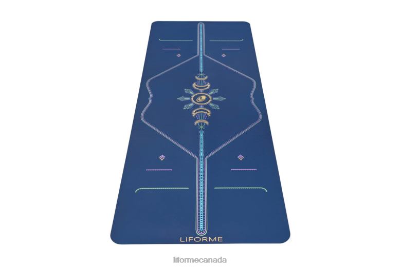 Liforme Cosmic Moon Yoga Mat Dusk Blue Yoga Mats 6XP8P2