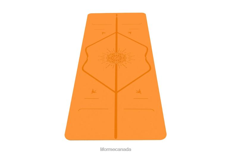 Liforme Happiness Mat Vibrant Orange Yoga Mats 6XP8P26
