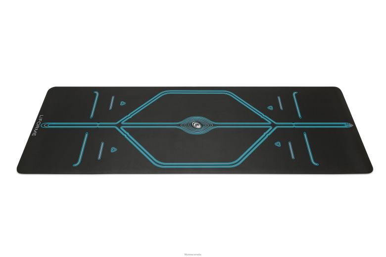 Liforme XL Mountain Yoga Mat Black/Blue Yoga Mats 6XP8P30