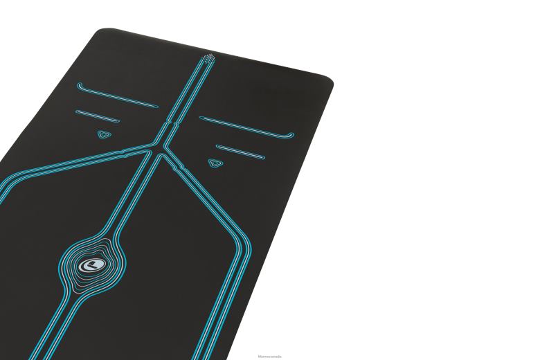 Liforme XL Mountain Yoga Mat Black/Blue Yoga Mats 6XP8P30