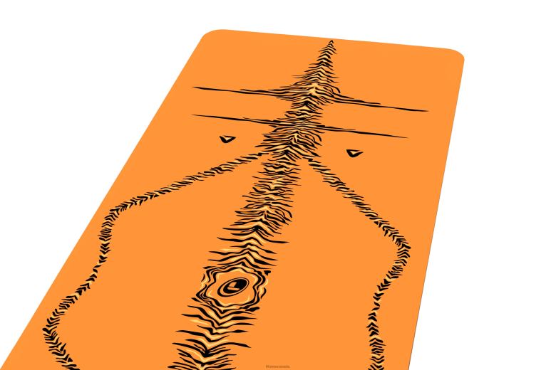 Liforme Year of the Tiger' Yoga Mat Vibrant Orange/Black-Cream Yoga Mats 6XP8P36