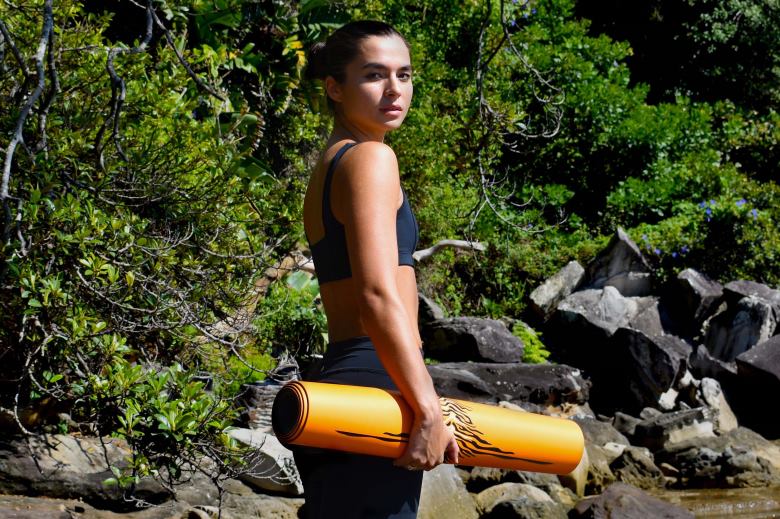 Liforme Year of the Tiger' Yoga Mat Vibrant Orange/Black-Cream Yoga Mats 6XP8P36