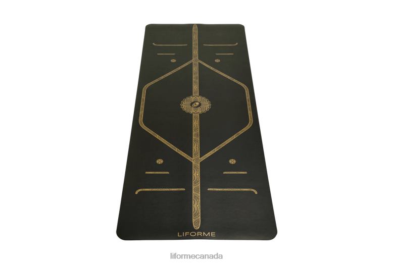 Liforme Yoga Mat Black/Gold Yoga Mats 6XP8P27
