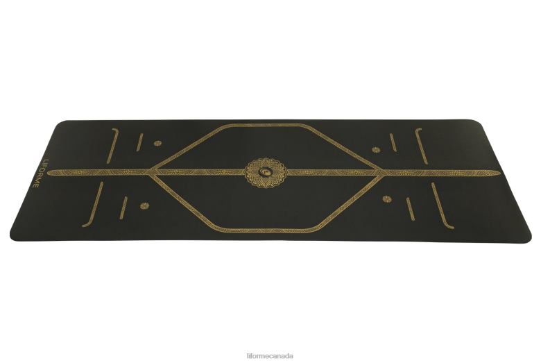 Liforme Yoga Mat Black/Gold Yoga Mats 6XP8P27