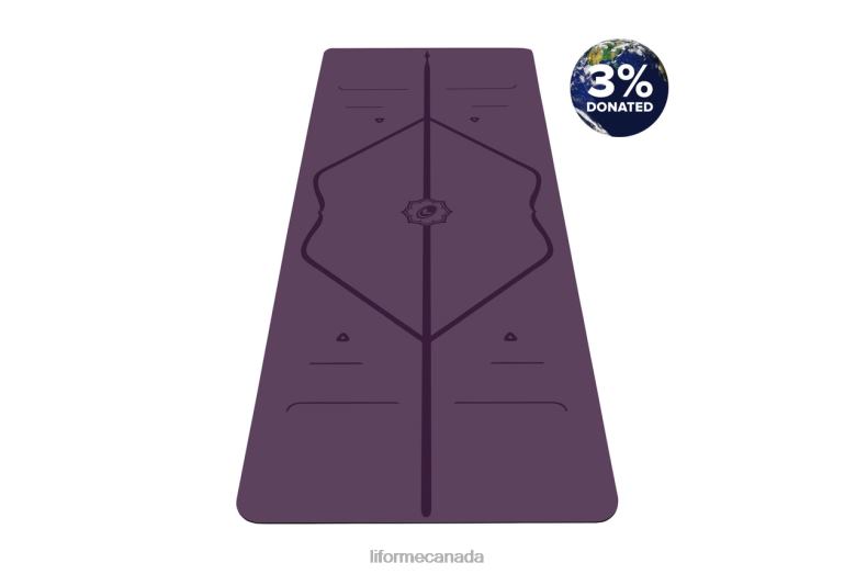 Liforme Yoga Mat Purple Earth Yoga Mats 6XP8P5