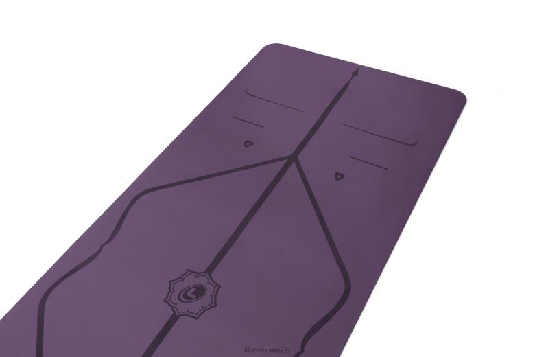 Liforme Yoga Mat Purple Earth Yoga Mats 6XP8P5