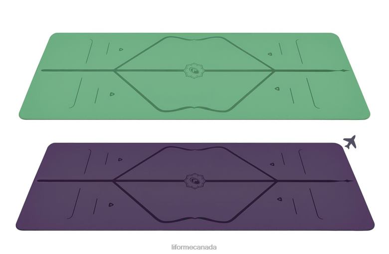 Liforme Yoga and Travel Mat Bundle Classic Yoga Mats 6XP8P3