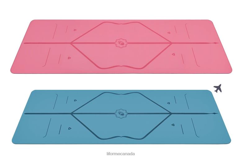 Liforme Yoga and Travel Mat Bundle Classic Yoga Mats 6XP8P3