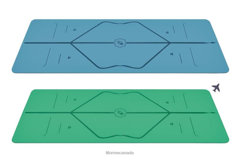 Liforme Yoga and Travel Mat Bundle Classic Yoga Mats 6XP8P3