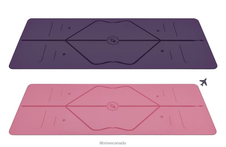 Liforme Yoga and Travel Mat Bundle Classic Yoga Mats 6XP8P3