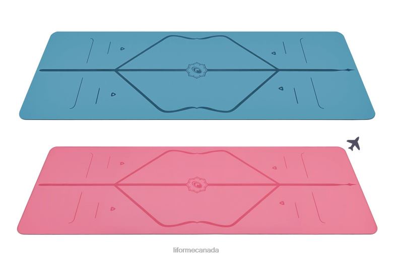 Liforme Yoga and Travel Mat Bundle Classic Yoga Mats 6XP8P3