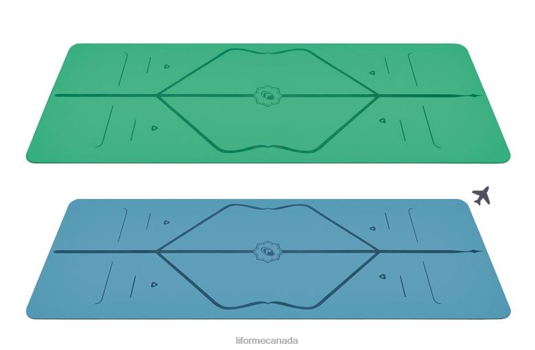 Liforme Yoga and Travel Mat Bundle Classic Yoga Mats 6XP8P3