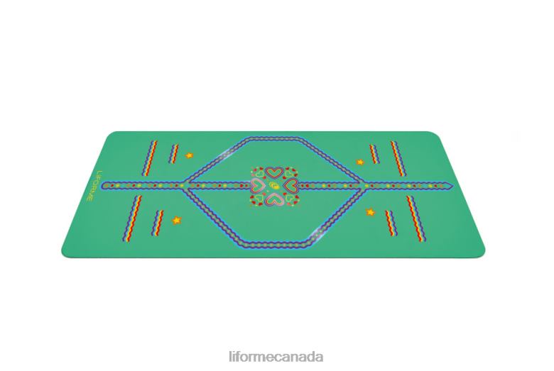 Liforme Kids Playful Yoga Mat Green Yoga Mats 6XP8P67