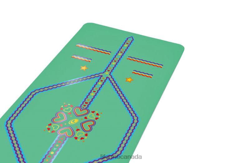 Liforme Kids Playful Yoga Mat Green Yoga Mats 6XP8P67