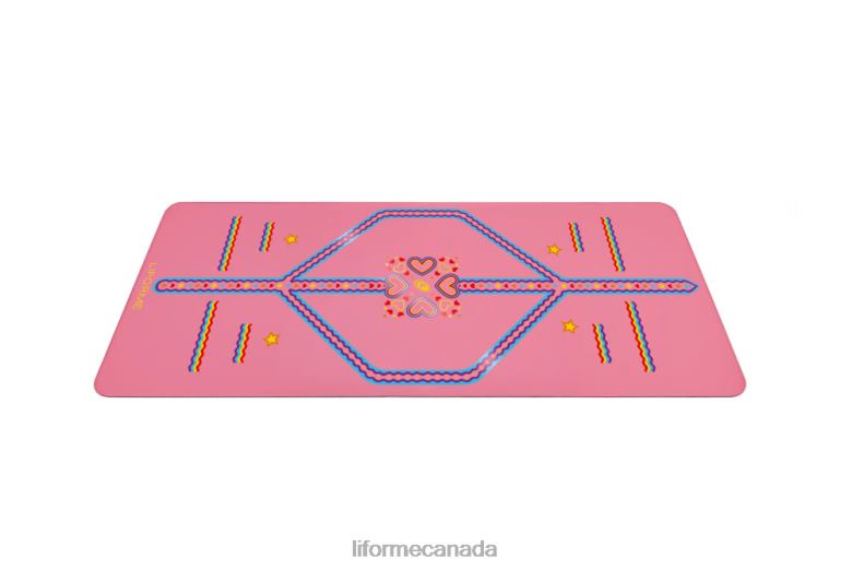 Liforme Kids Playful Yoga Mat Pink Yoga Mats 6XP8P65
