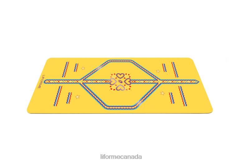 Liforme Kids Playful Yoga Mat Yellow Yoga Mats 6XP8P76