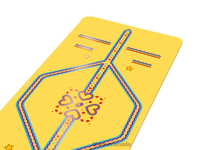 Liforme Kids Playful Yoga Mat Yellow Yoga Mats 6XP8P76