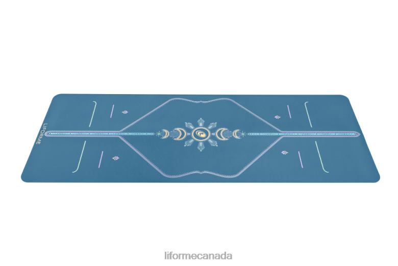 Liforme Cosmic Moon Travel Yoga Mat Blue Yoga Mats 6XP8P47