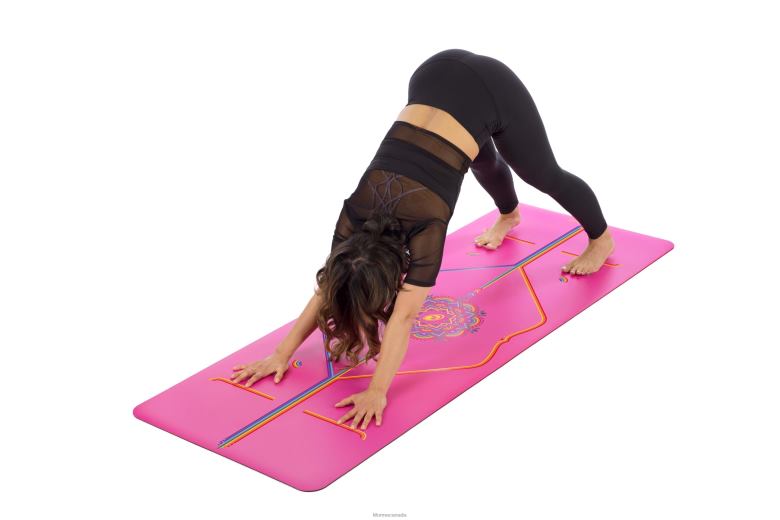 Liforme Grateful Rainbow Travel Mat Grateful Pink/Rainbow Yoga Mats 6XP8P55