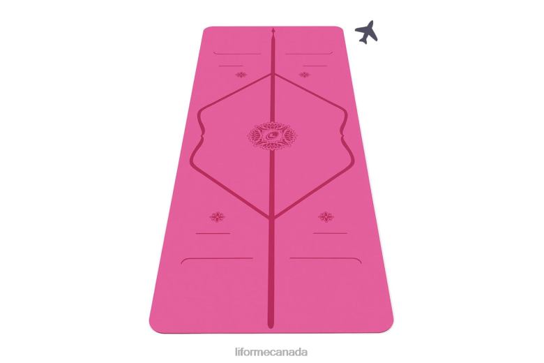 Liforme Gratitude Travel Mat Grateful Pink Yoga Mats 6XP8P61