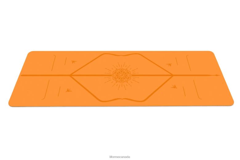 Liforme Happiness Travel Mat Vibrant Orange Yoga Mats 6XP8P57