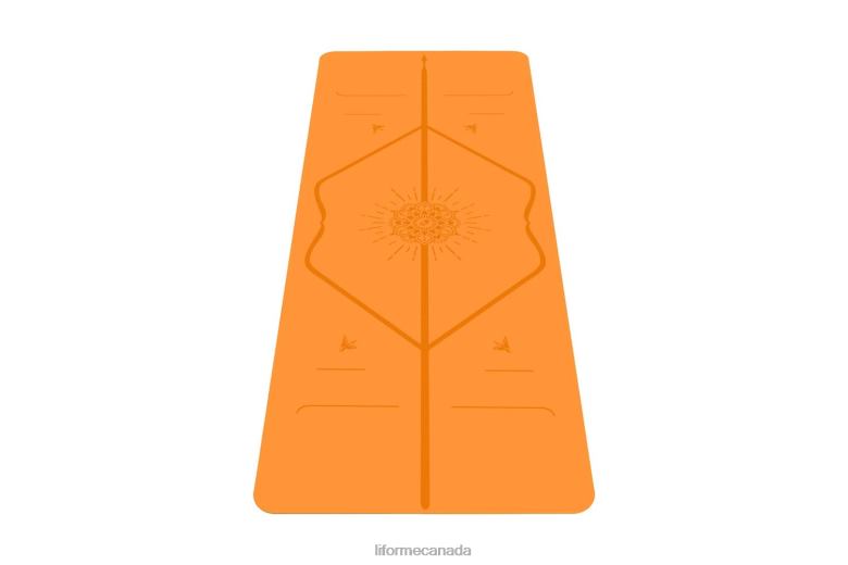 Liforme Happiness Travel Mat Vibrant Orange Yoga Mats 6XP8P57