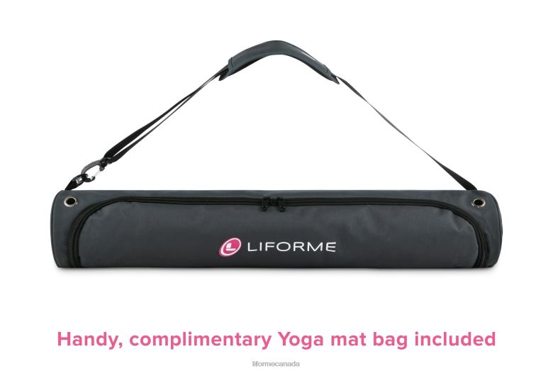 Liforme Mindful Garden Travel Yoga Mat Purple/Floral Yoga Mats 6XP8P49
