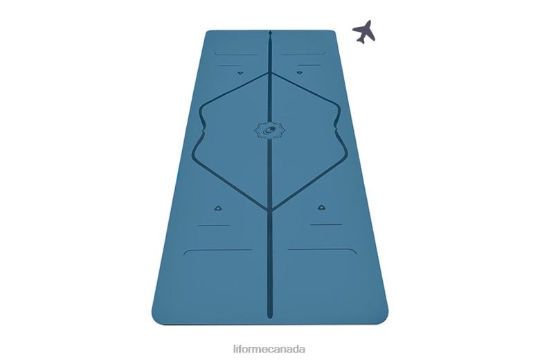 Liforme Travel Mat Blue Yoga Mats 6XP8P56