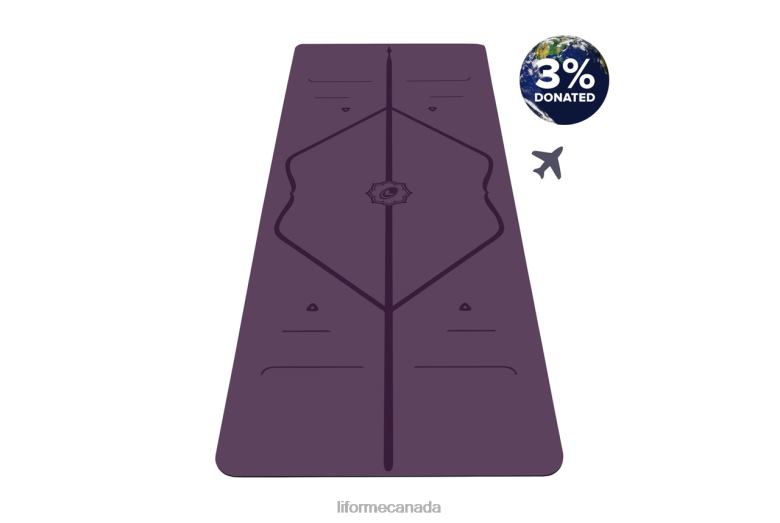 Liforme Travel Mat Purple Earth Yoga Mats 6XP8P53