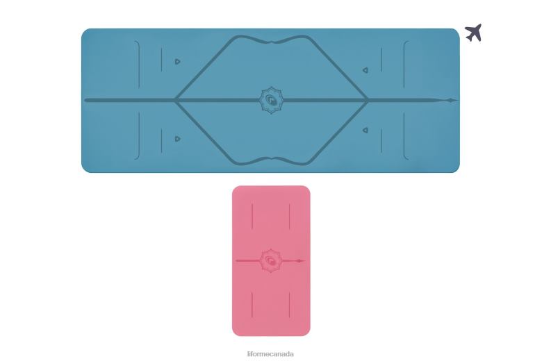 Liforme Travel Mat and Yoga Pad Bundle Classic Yoga Mats 6XP8P64