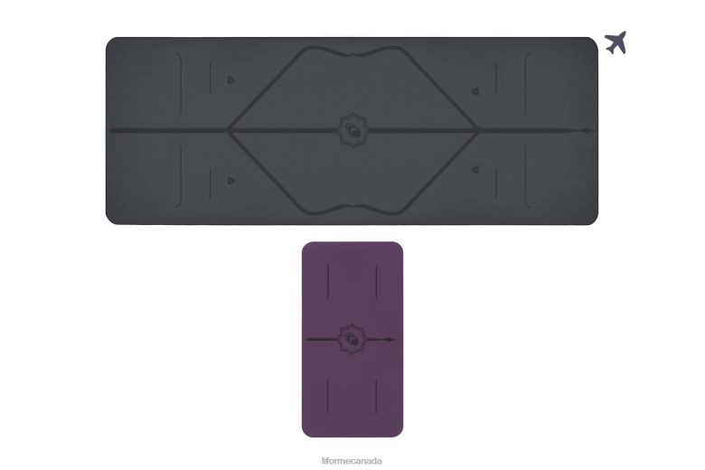 Liforme Travel Mat and Yoga Pad Bundle Classic Yoga Mats 6XP8P64