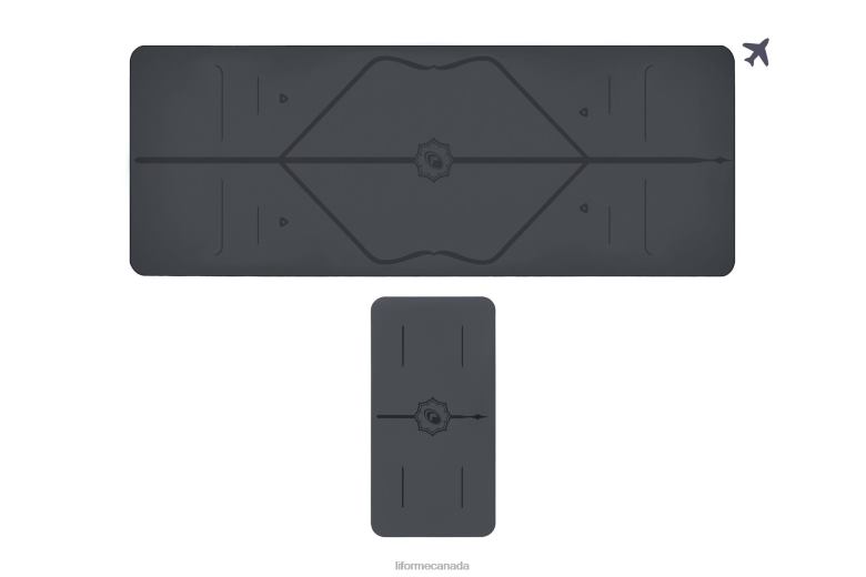 Liforme Travel Mat and Yoga Pad Bundle Classic Yoga Mats 6XP8P64