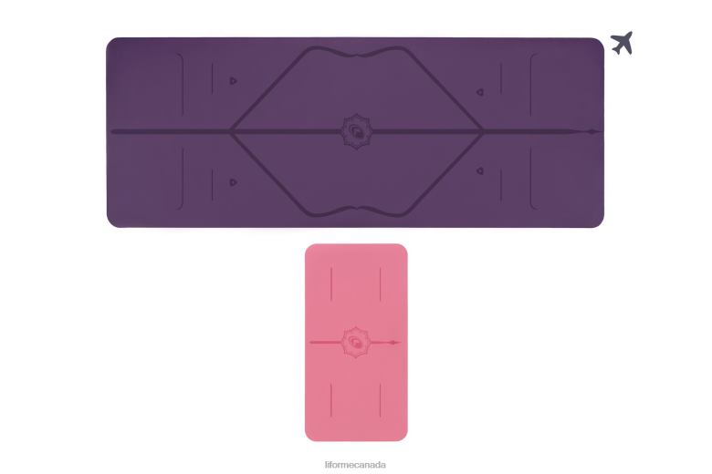 Liforme Travel Mat and Yoga Pad Bundle Classic Yoga Mats 6XP8P64