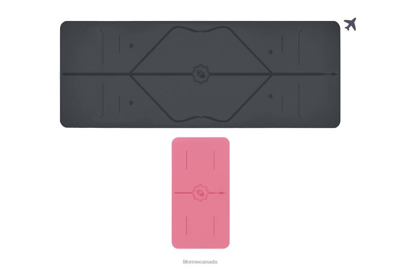 Liforme Travel Mat and Yoga Pad Bundle Classic Yoga Mats 6XP8P64