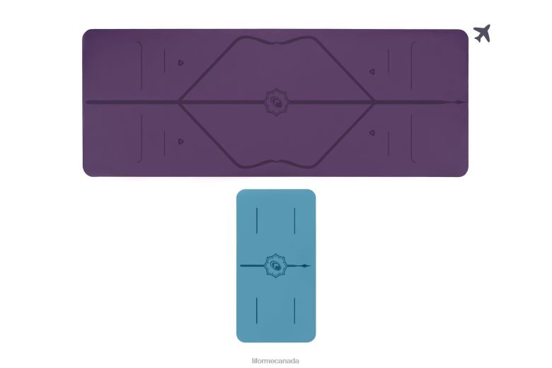 Liforme Travel Mat and Yoga Pad Bundle Classic Yoga Mats 6XP8P64