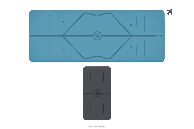 Liforme Travel Mat and Yoga Pad Bundle Classic Yoga Mats 6XP8P64