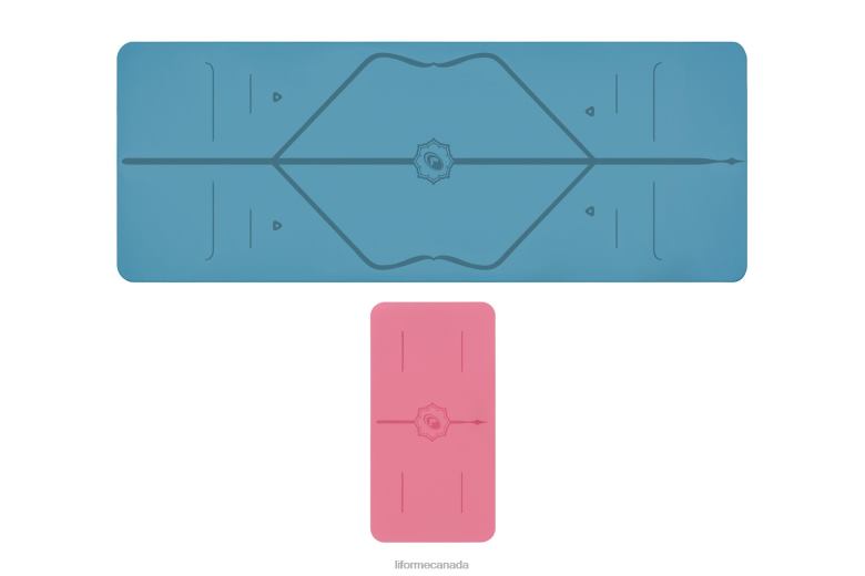 Liforme Yoga Mat and Yoga Pad Bundle Classic Yoga Mats 6XP8P63