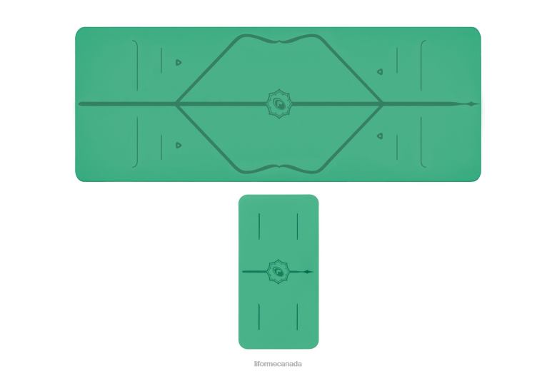 Liforme Yoga Mat and Yoga Pad Bundle Classic Yoga Mats 6XP8P63