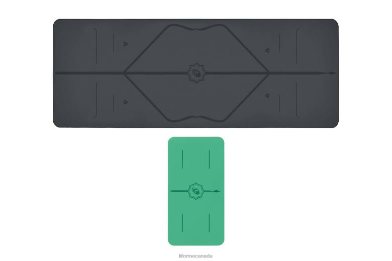 Liforme Yoga Mat and Yoga Pad Bundle Classic Yoga Mats 6XP8P63