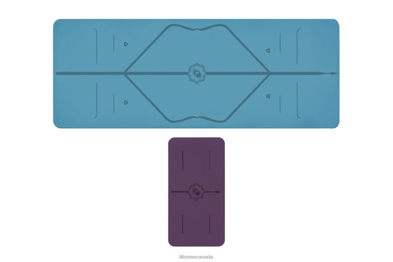 Liforme Yoga Mat and Yoga Pad Bundle Classic Yoga Mats 6XP8P63