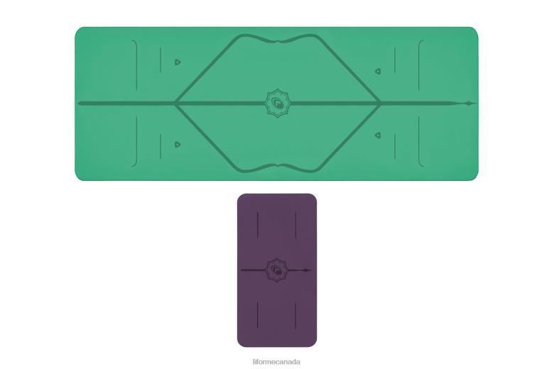 Liforme Yoga Mat and Yoga Pad Bundle Classic Yoga Mats 6XP8P63